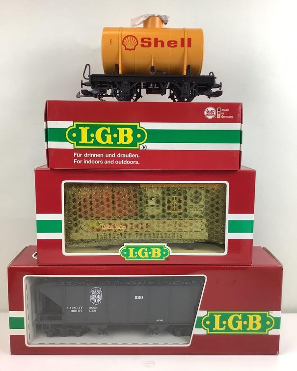 LGB Engine and Train Cars