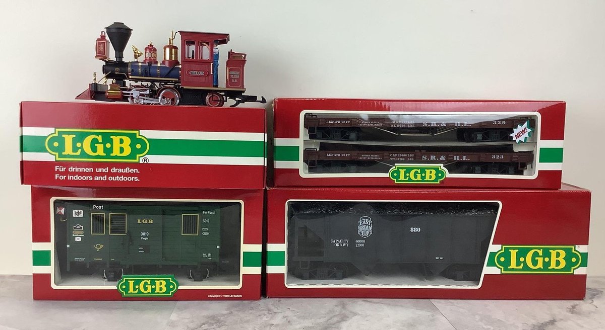 LGB Engine and Train Cars