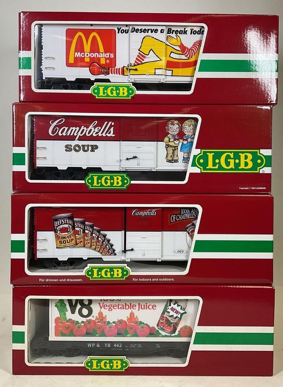 LGB Advertisement Boxcars 