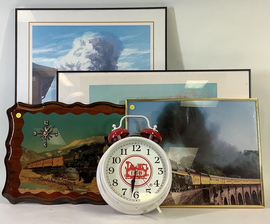 Train Clocks and Prints