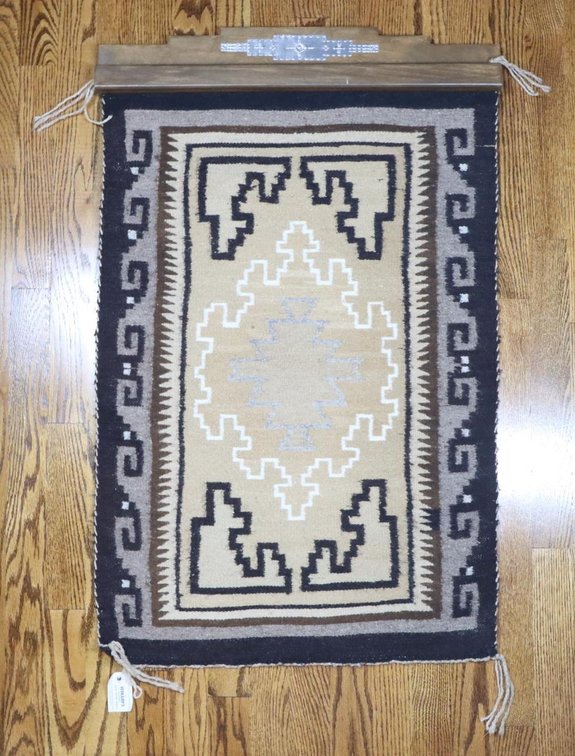 Two Grey Hills Navajo Rug