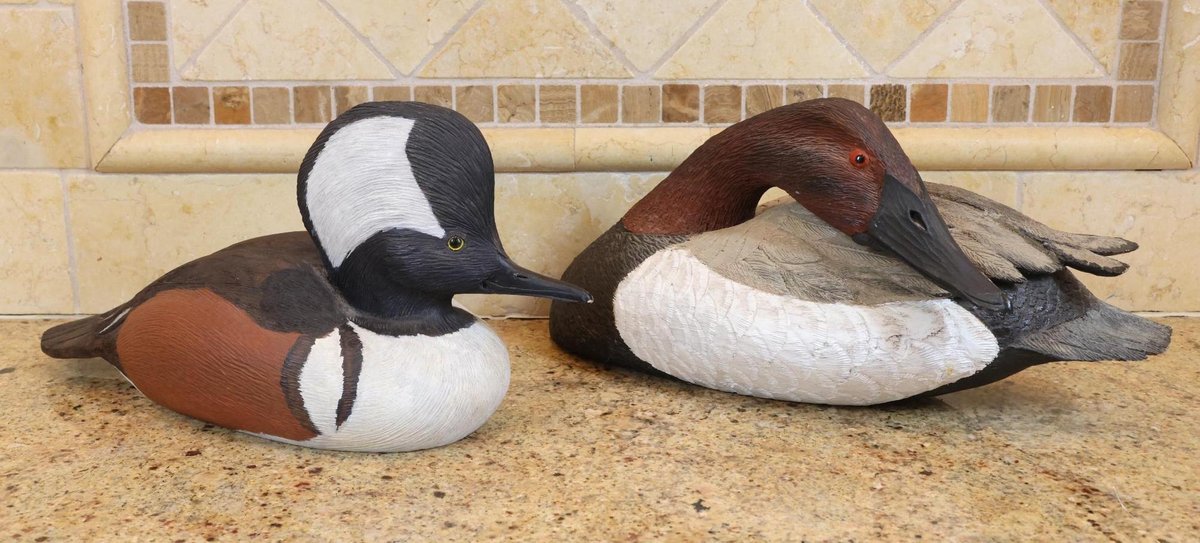 Jay May and S. Pomfret Duck Carvings