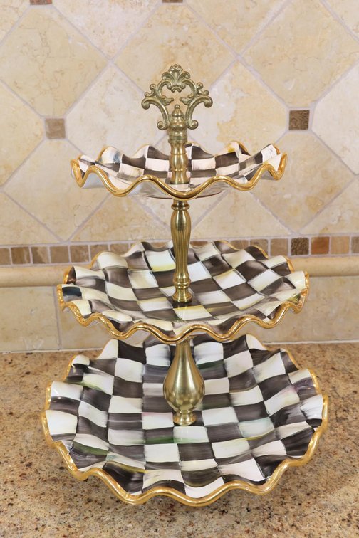 Mackenzie Childs Tiered Serving Dish