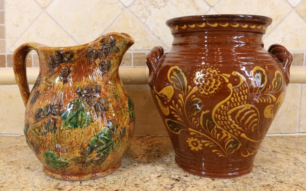Ned Foltz Slip Decorated Redware