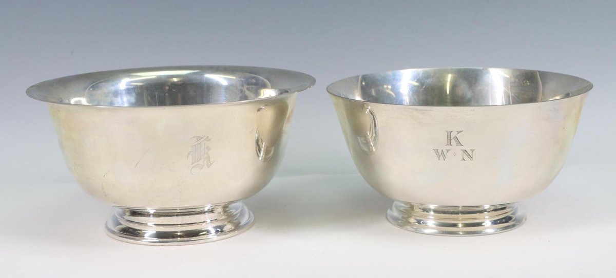 Sterling Silver Paul Revere Reproduction Bowls
