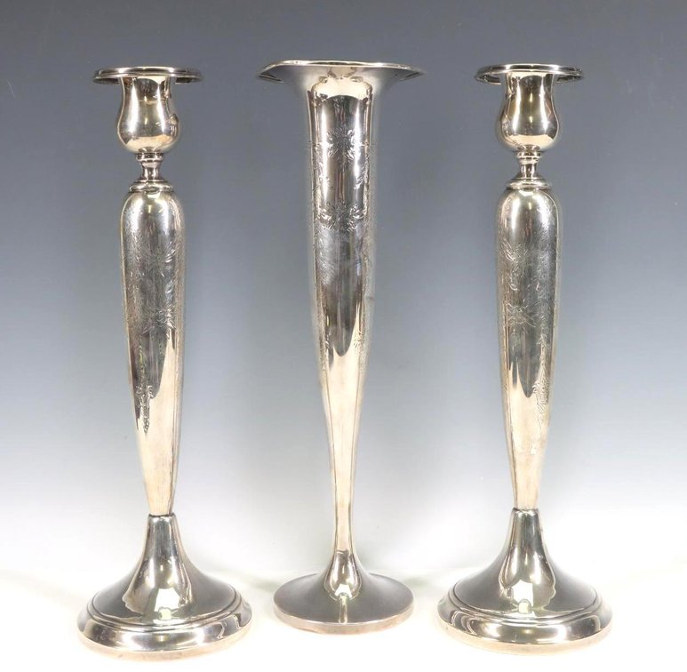 Sterling Silver Mantel Pieces