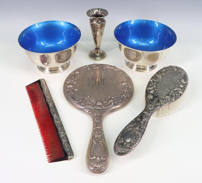 Sterling Silver Vanity Accessories
