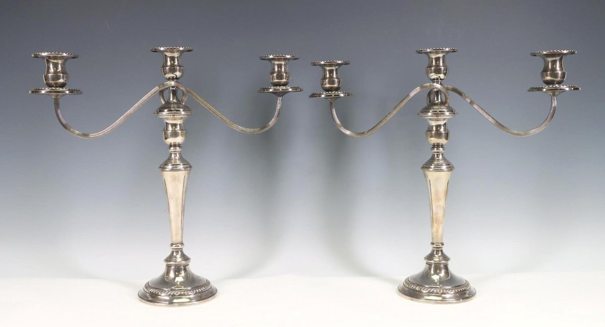 Arrowsmith Sterling Silver Candelabra