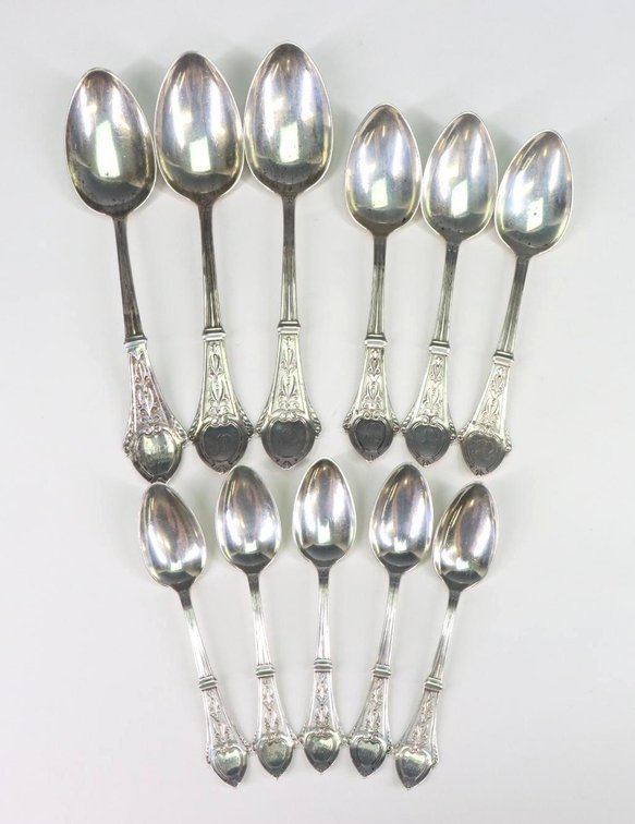 American Coin Silver Spoons