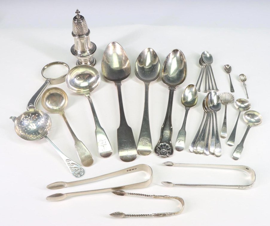 British Sterling Silver Flatware and Hollowware