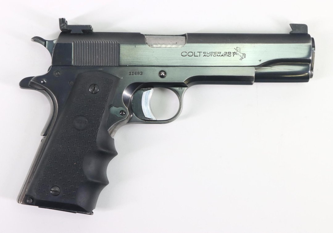 Early Colt Government Model Super 38 Custom By Austin Behlert Semi Automatic Pistol