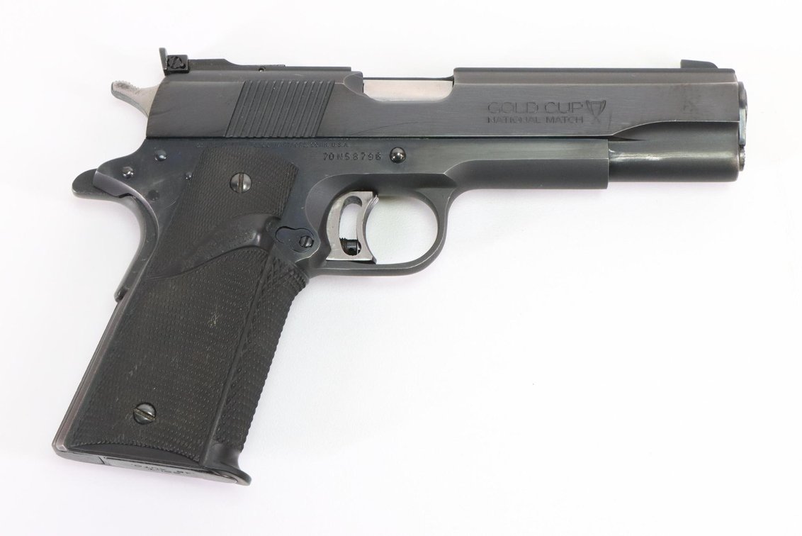 Colt MK IV Series 70 Gold Cup National Match Semi Automatic Pistol