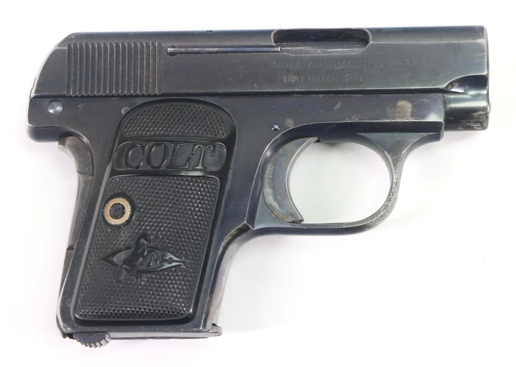 Colt 1908 Hammerless Semi Automatic Pistol