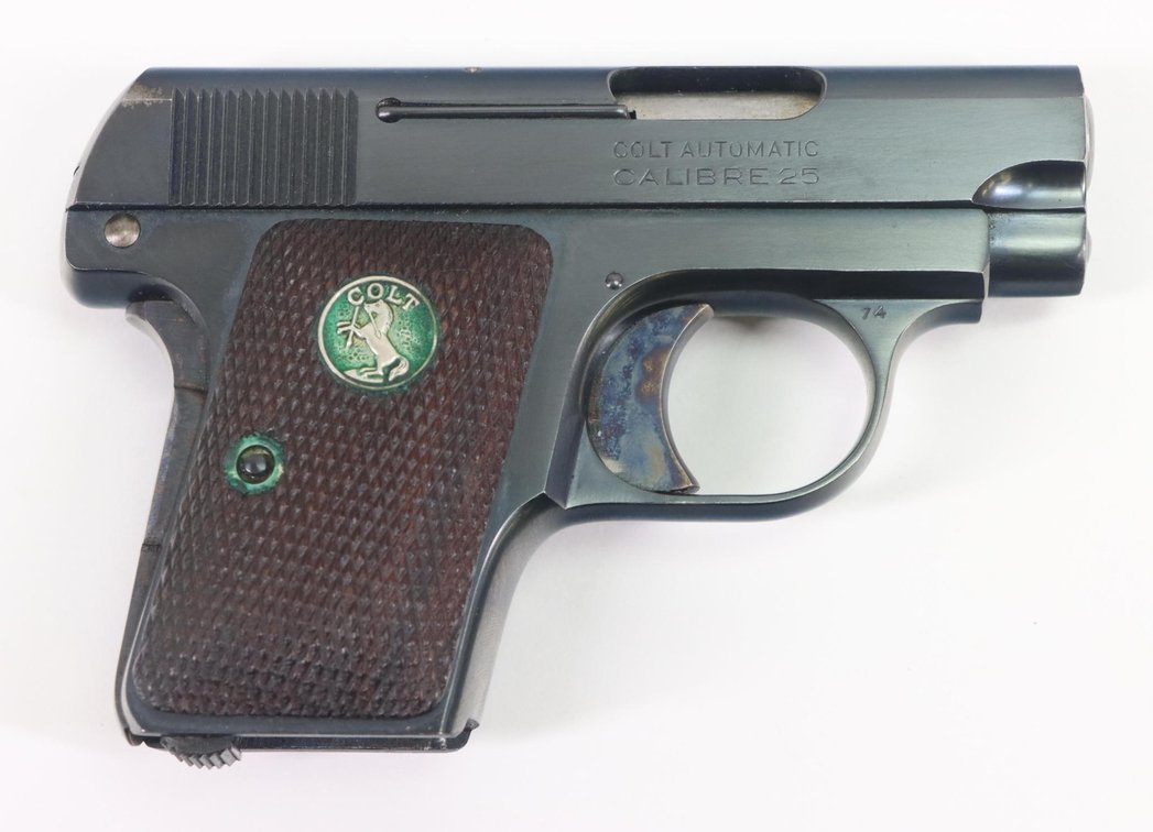 Colt 1908 Hammerless Semi Automatic Pistol