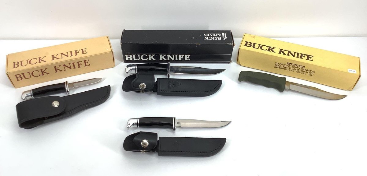 Buck Fixed Blade Knives (4)