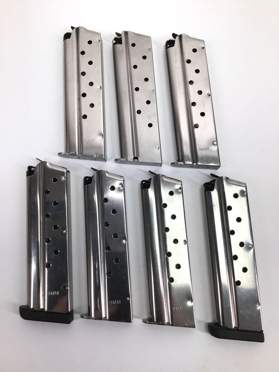 9mm 1911 Magazines