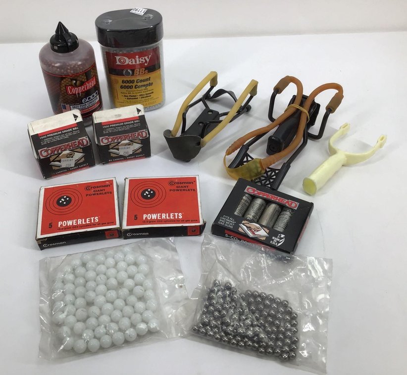Slingshots, BB's And Co2