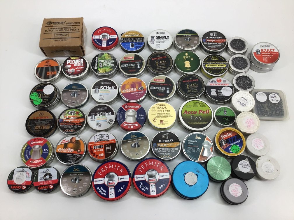 Large Lot Of 177/4.5 Air Gun Pellets