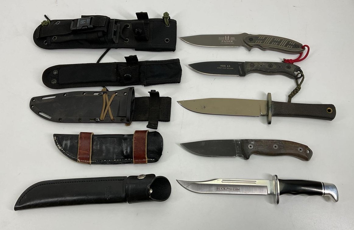 Fixed Blade Knives Assorted (5)
