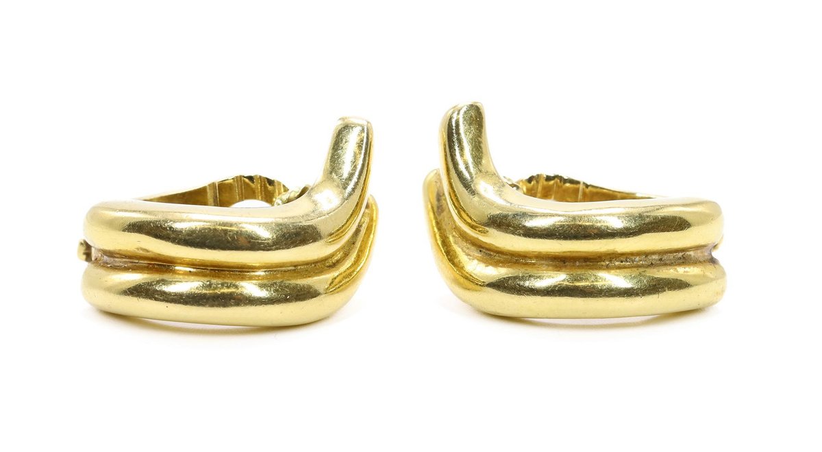 18k YG Earrings