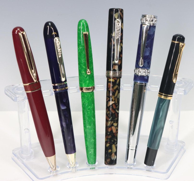 Sailor Fountain Pen and Assorted Ballpoint Pens