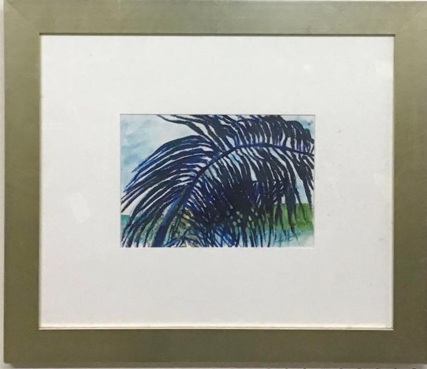 Watercolor, signed