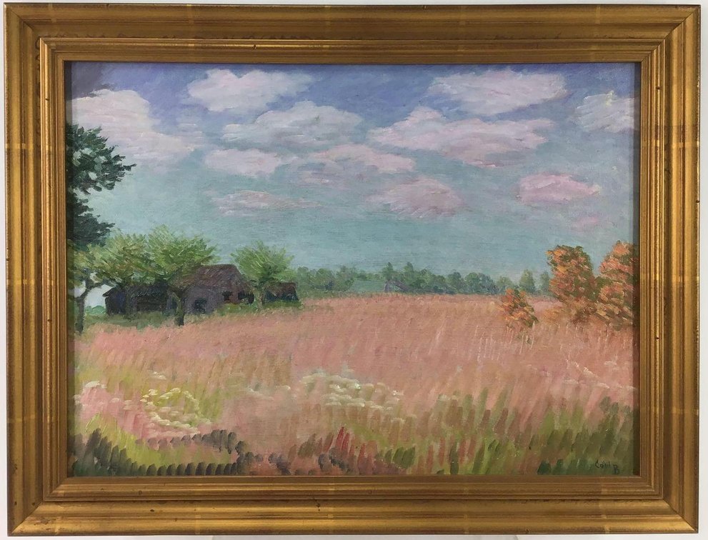 Oil on Canvas, signed