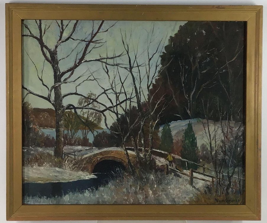 H. W. Weinsheimer (20th c.) Double Sided Work