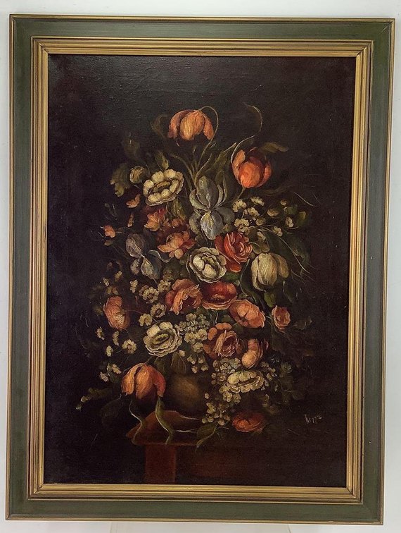 Oil on Canvas, signed