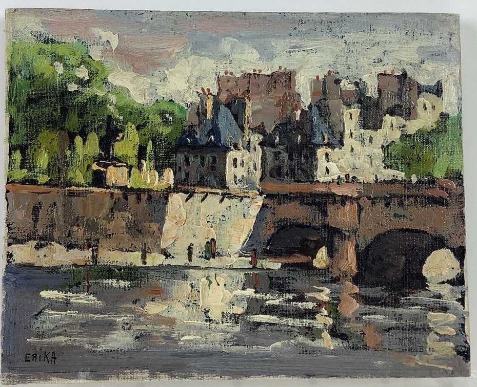 Oil on Canvas, signed
