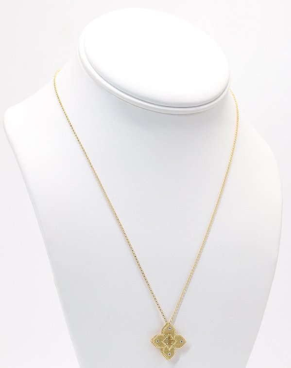 Roberto Coin Venetian Princess Diamond Pendant Necklace