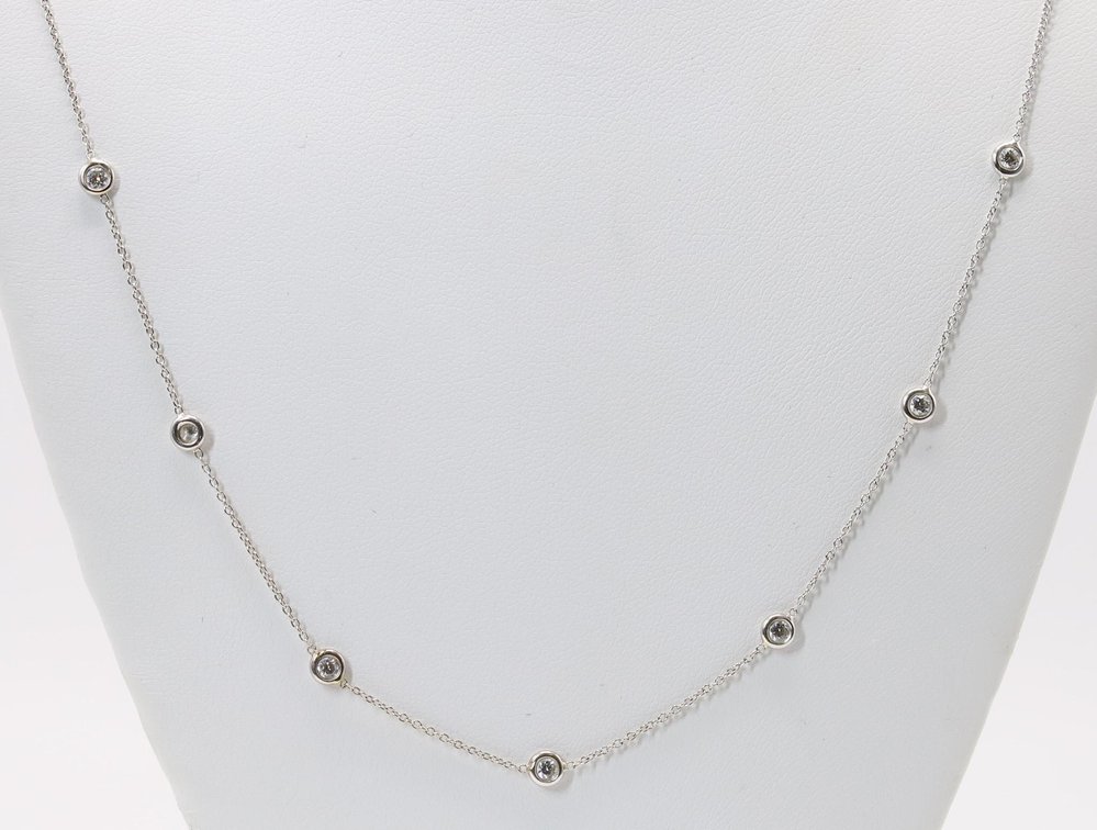18k WG Diamond Necklace