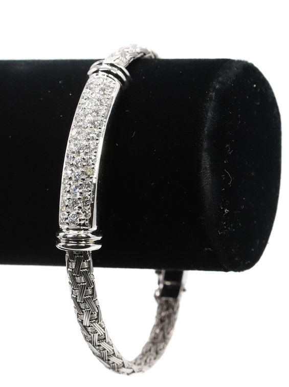 18k WG Diamond Bracelet