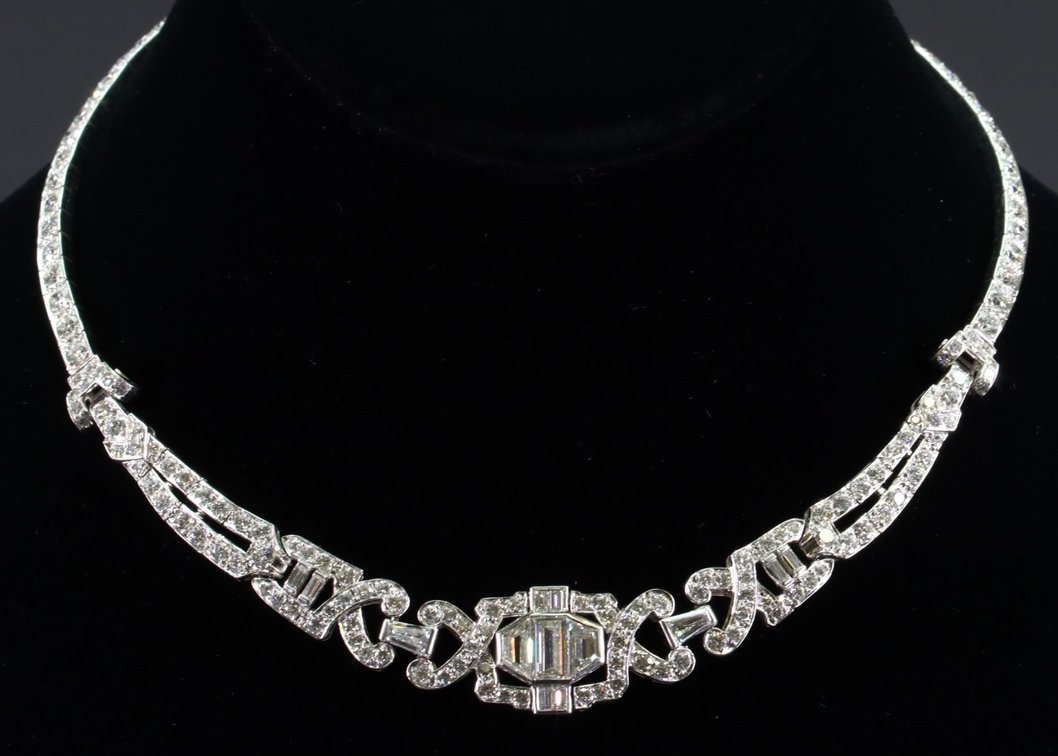 18k WG Diamond Necklace