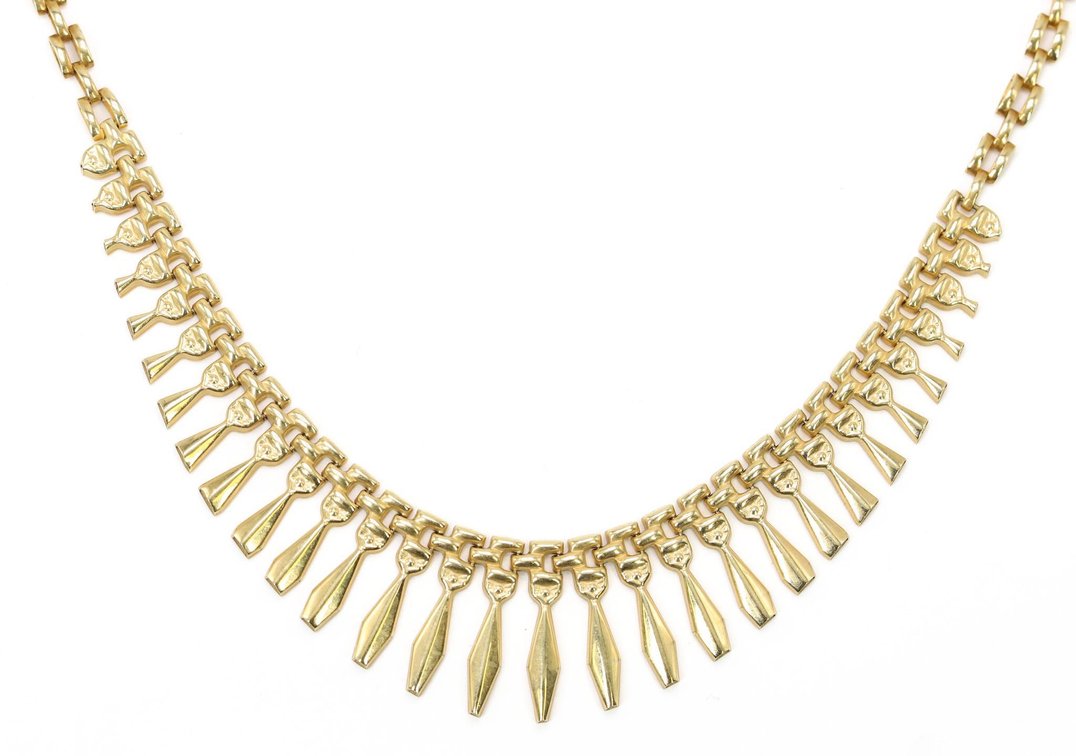 14k YG Cleopatra Necklace