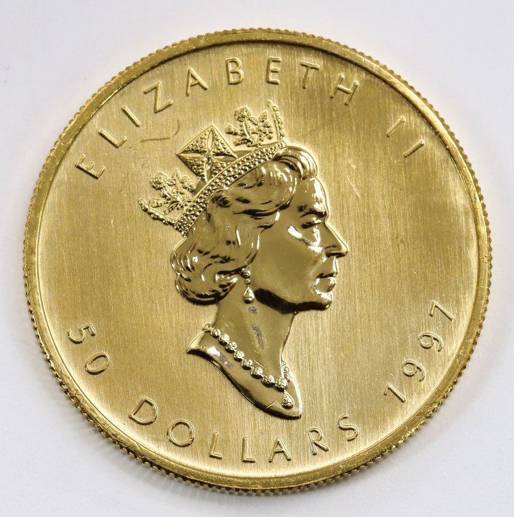 1997 $50 Canadian 1 oz .999 Fine Gold Coin