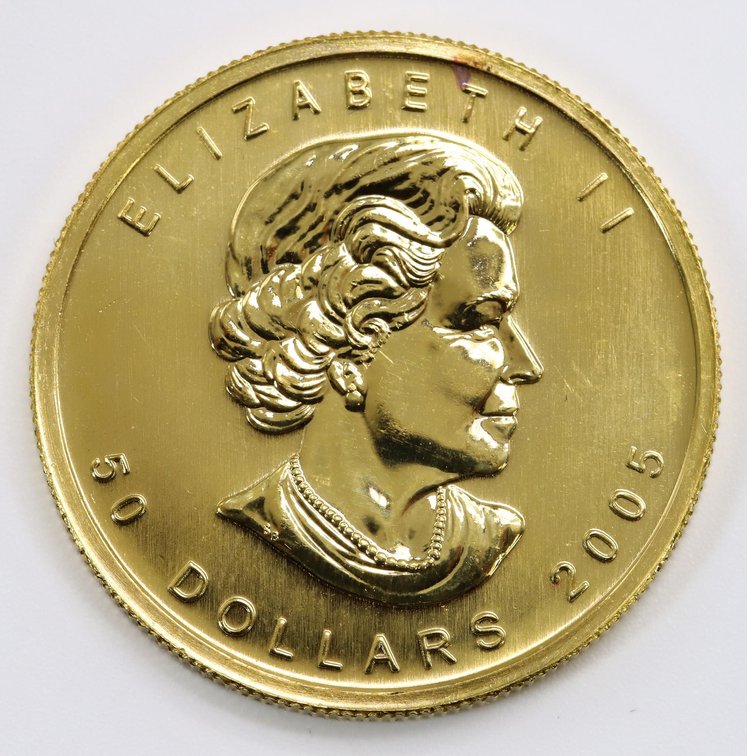 2005 $50 Canadian 1 oz .999 Fine Gold Coin