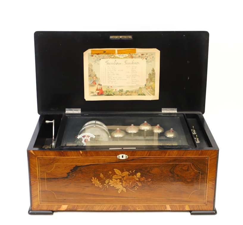 Swiss Orchestral Cylinder Music Box