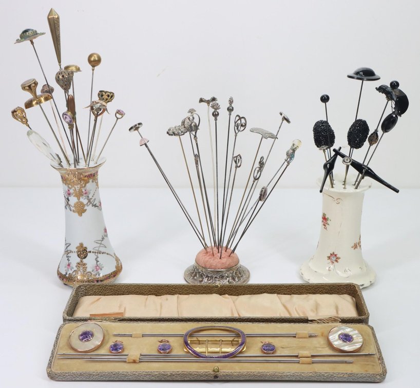 Hat Pins and Holders