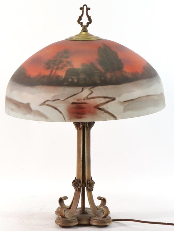 Moe Bridges Lamp with Pittsburgh Shade