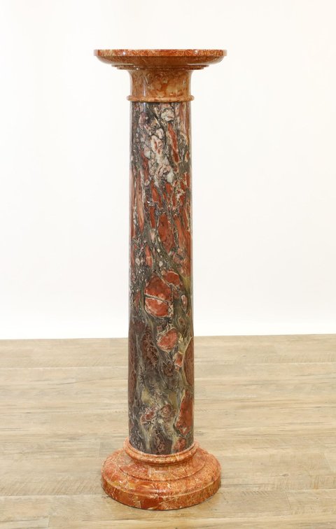 Italian Marble Column Pedestal