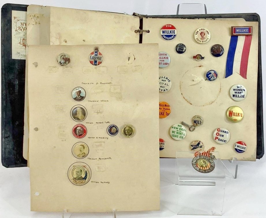 Early 20th Century Political Pins