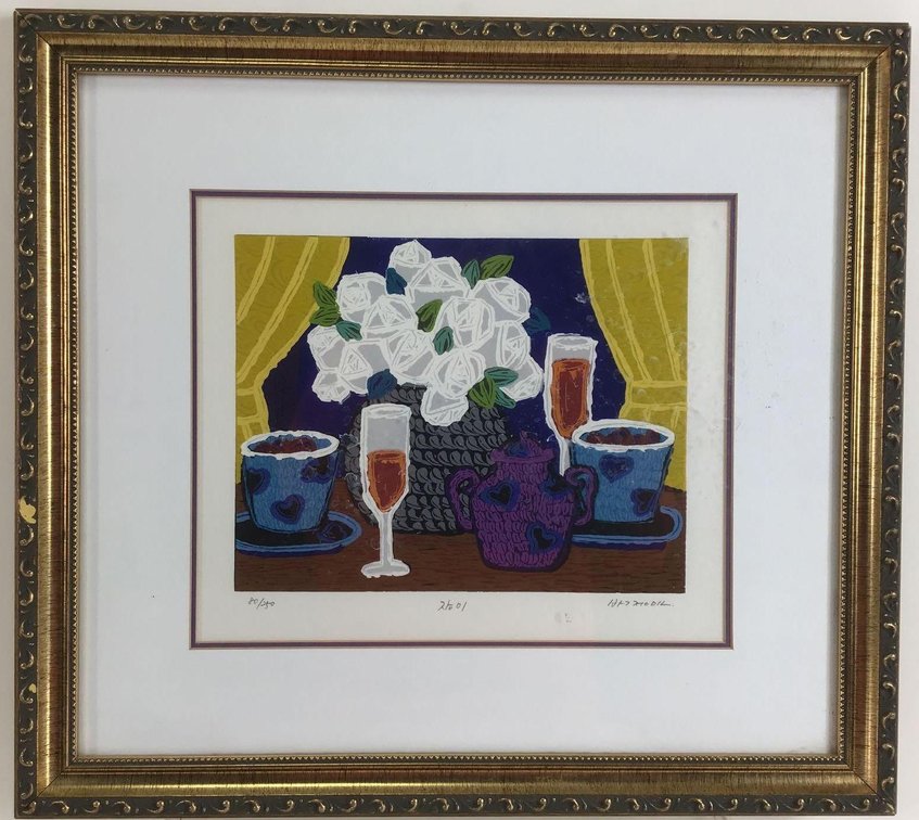 Korean Signed Lithograph