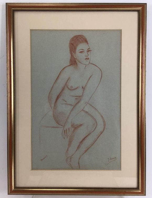 Conte Crayon Sketch