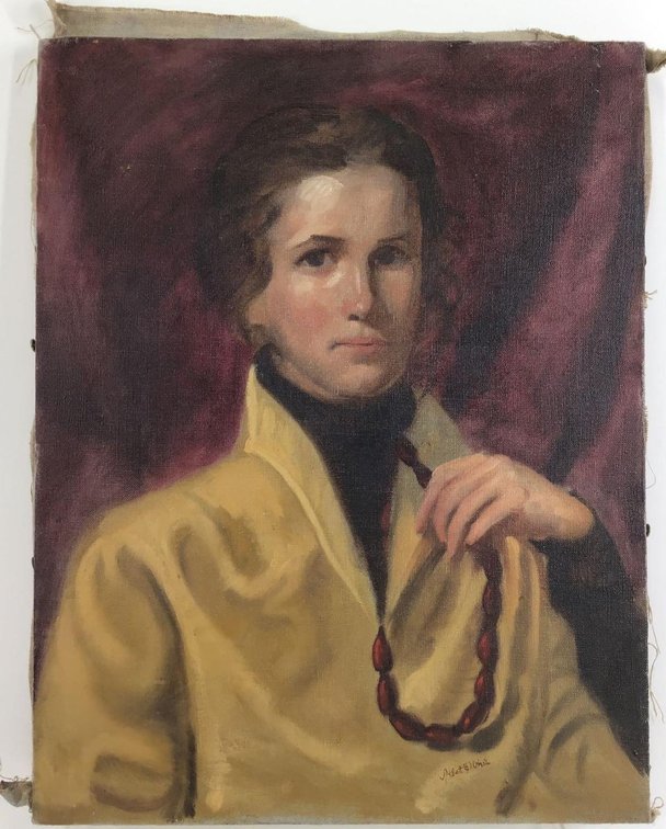 Oil on Canvas, signed