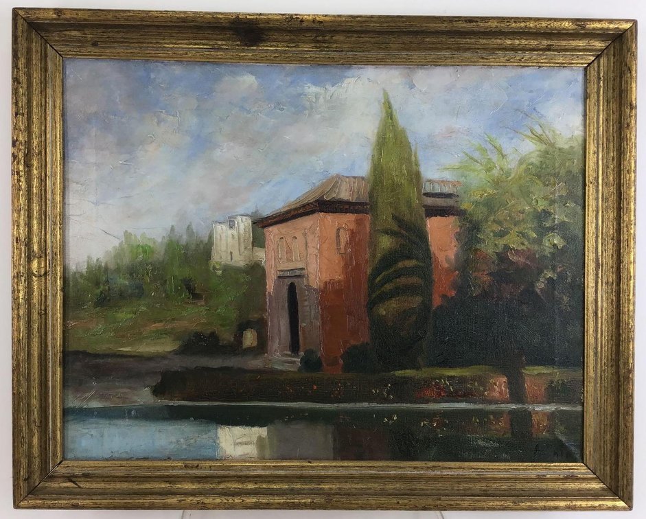 Oil on Canvas, signed
