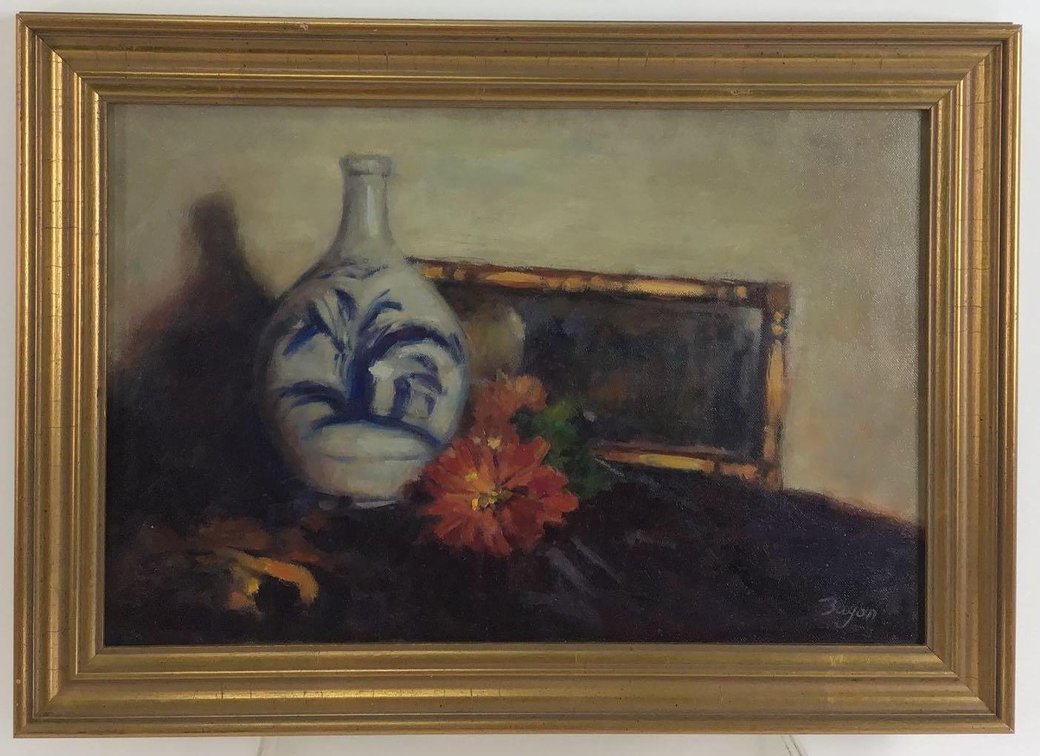 Oil on Canvas, signed