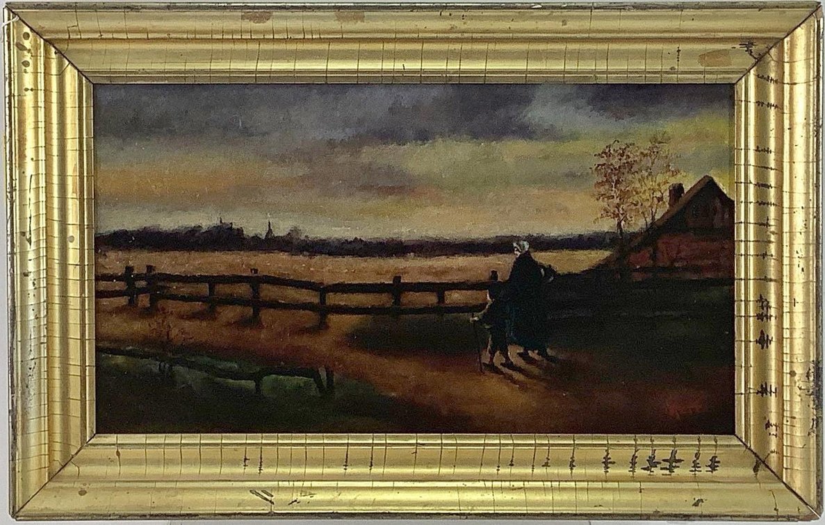 Oil on Canvas, signed