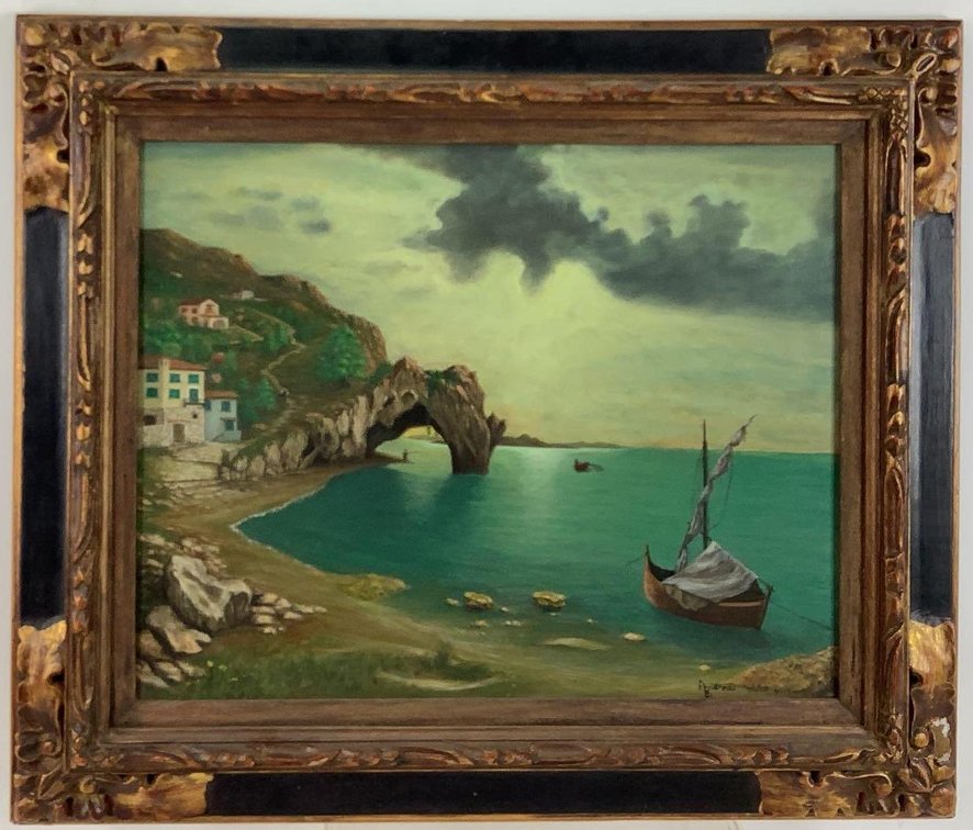 Oil on Canvas, signed 