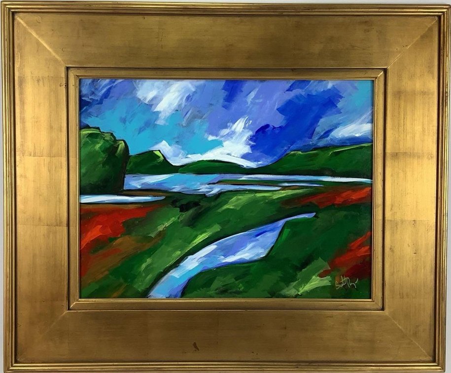 Oil on Board, signed